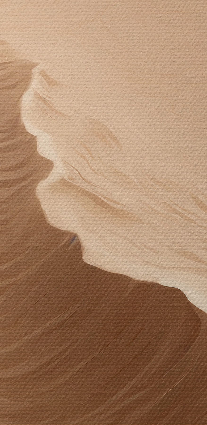 Dune de sable avec des vagues