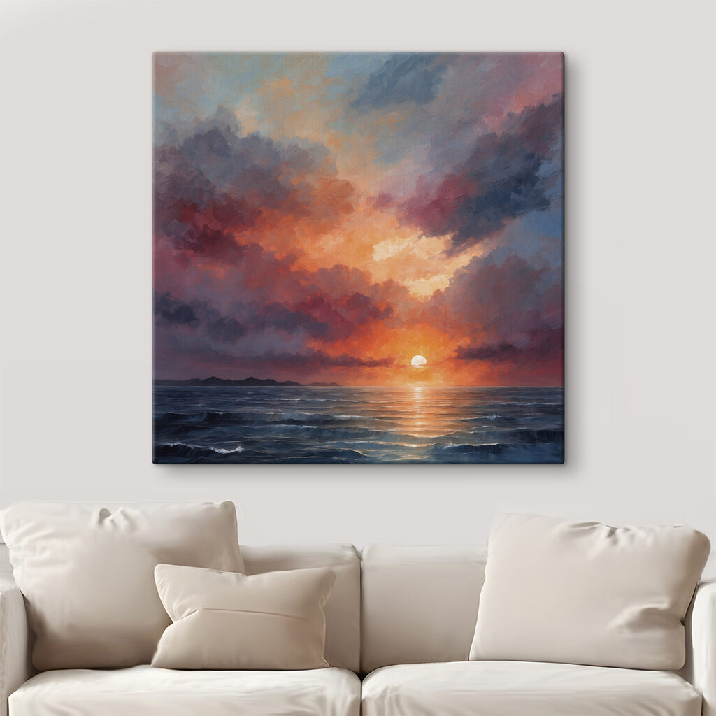 Sunset over the ocean Sunset over the ocean