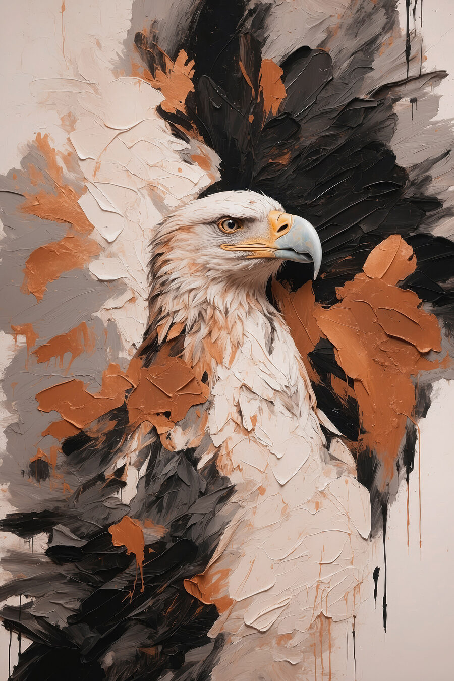 Peinture d'un aigle Peinture d'un aigle