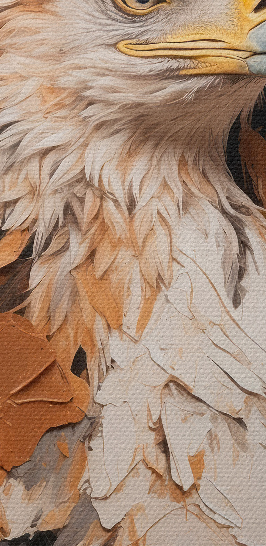 Peinture d'un aigle Peinture d'un aigle