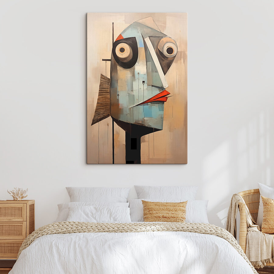 Peinture d'un visage