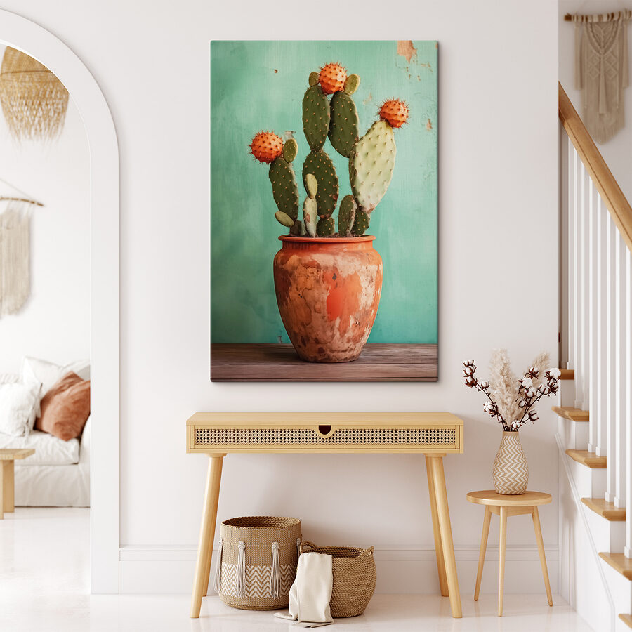 Tableaux Cactus en pot – Image 2