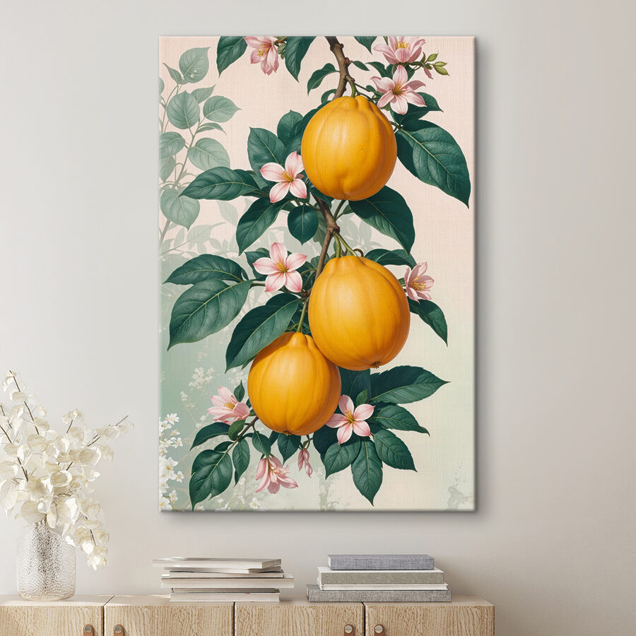 Groupe de fruits sur une plante