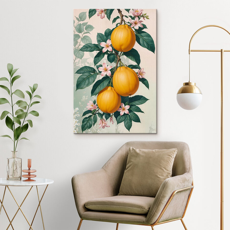 Groupe de fruits sur une plante