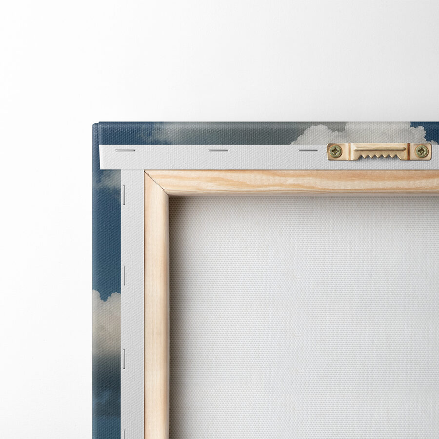Tableaux Femme assise sur un nuage dans le ciel – Image 5