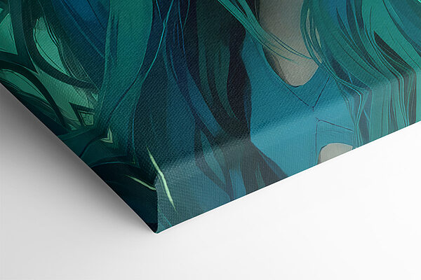 Femme aux cheveux verts et à l'oiseau bleu Femme aux cheveux verts et à l'oiseau bleu