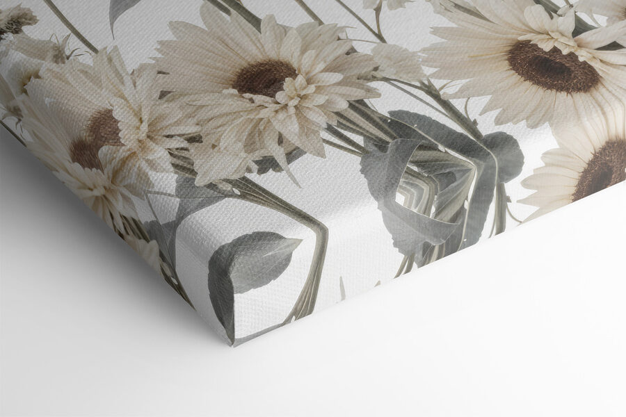 Groupe de fleurs blanches