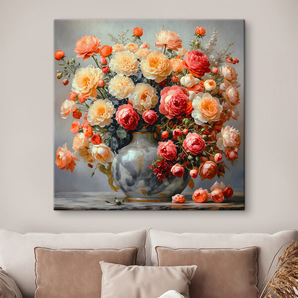 Vase de fleurs sur une table Vase de fleurs sur une table
