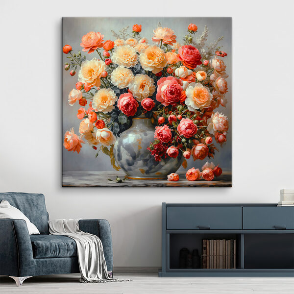 Vase de fleurs sur une table Vase de fleurs sur une table