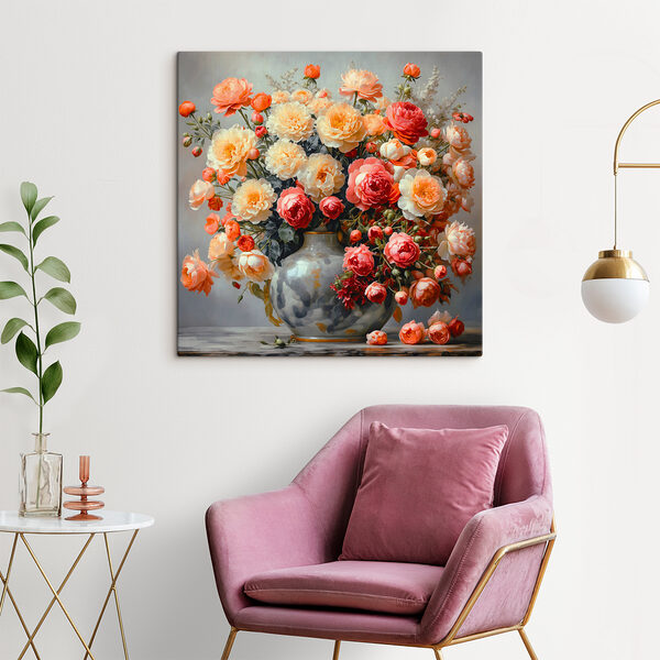 Vase de fleurs sur une table Vase de fleurs sur une table