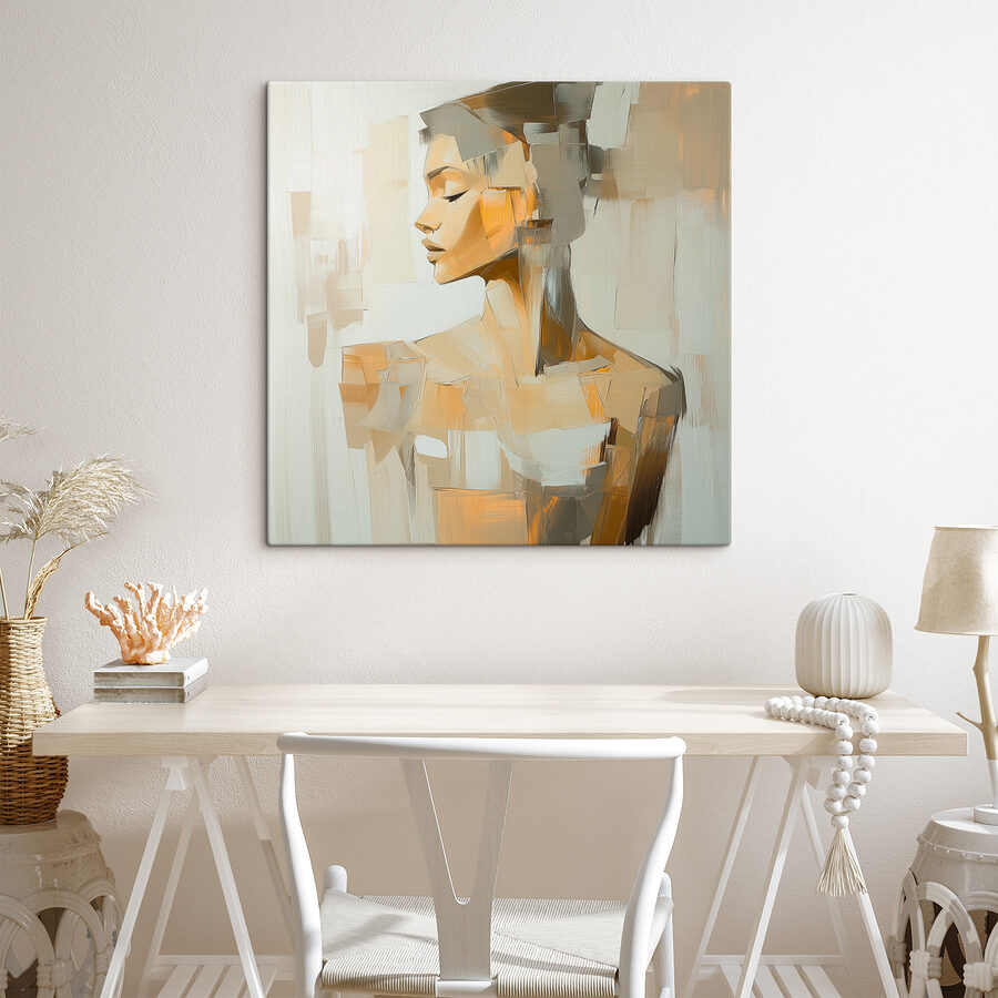 Tableaux Visage de femme avec les yeux fermés – Image 3