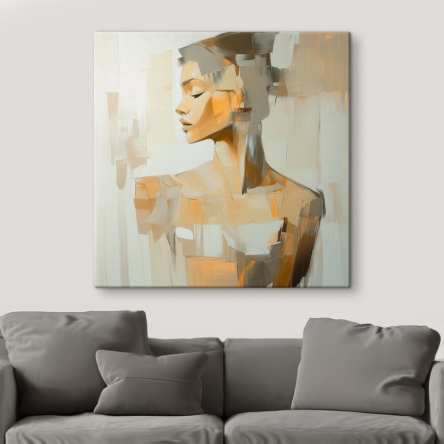 Tableaux Visage de femme avec les yeux fermés – Image 4