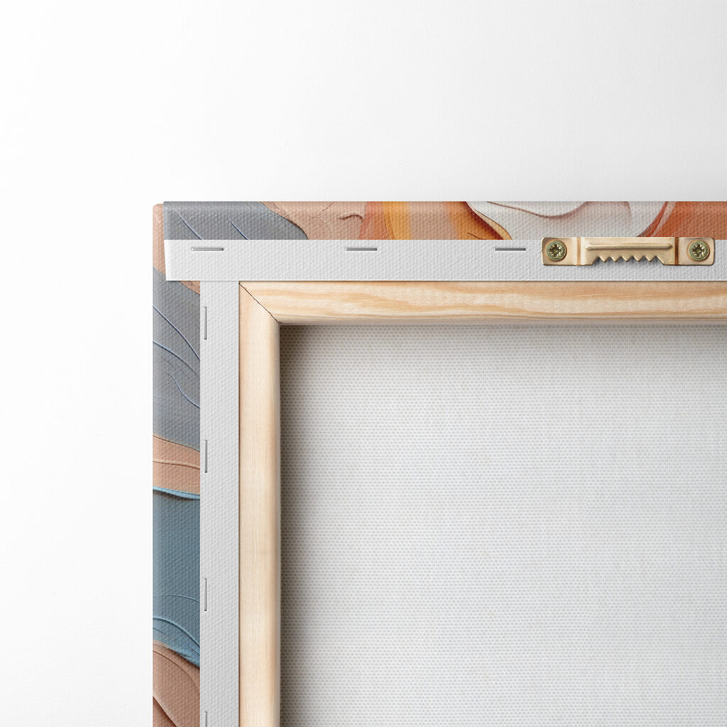 Colorful swirls of paint