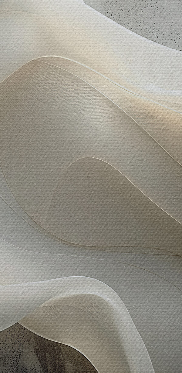 Tissu blanc à plis ondulés Tissu blanc à plis ondulés
