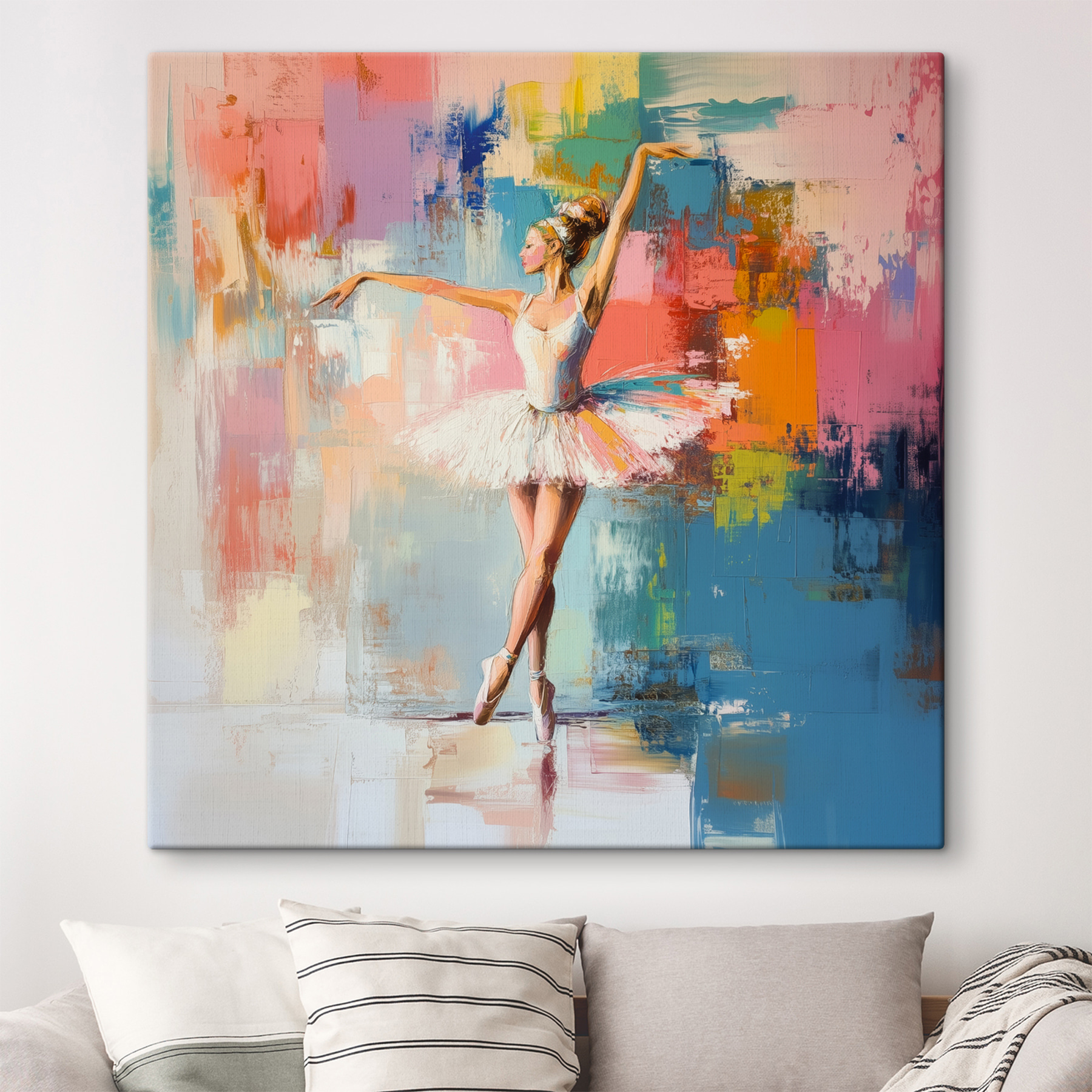 Woman in a tutu dancing Woman in a tutu dancing