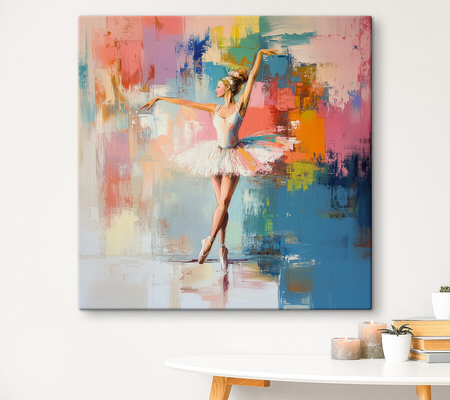 Femme en tutu dansant