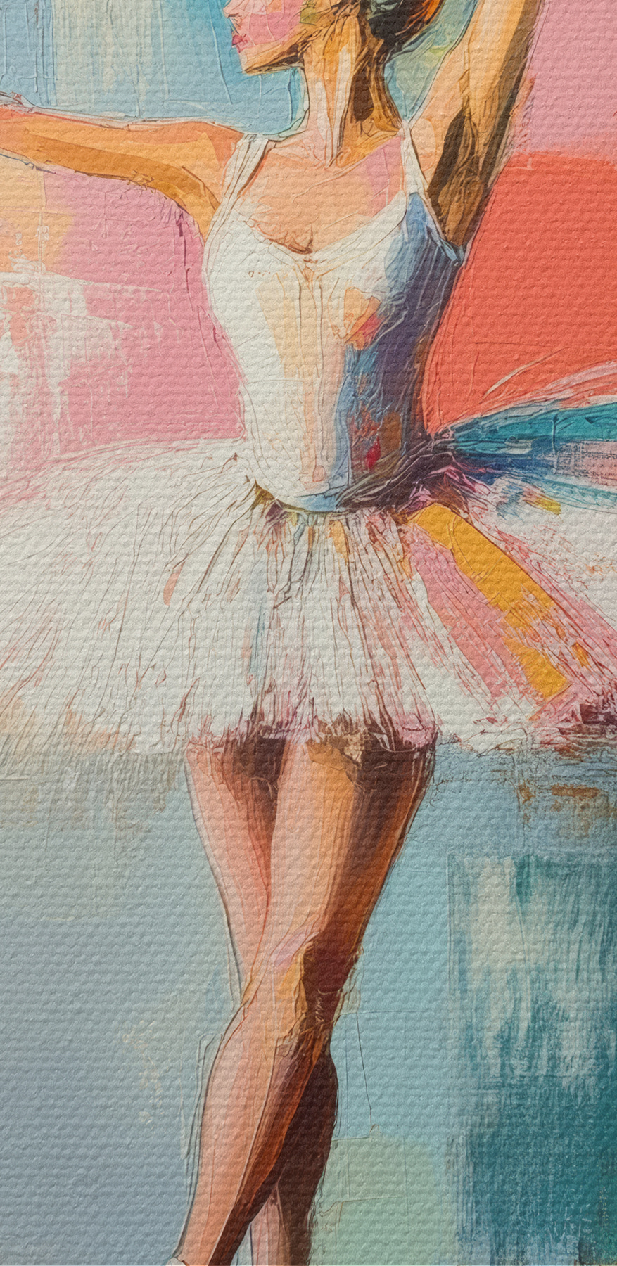 Femme en tutu dansant