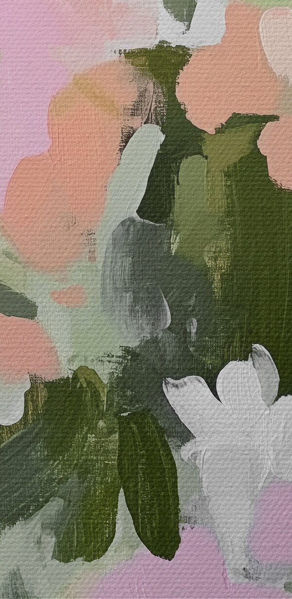 Peinture de fleurs et de feuilles Peinture de fleurs et de feuilles