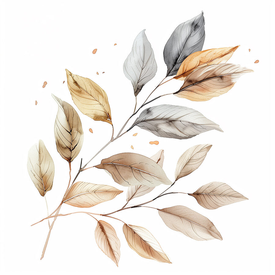 Branche avec des feuilles