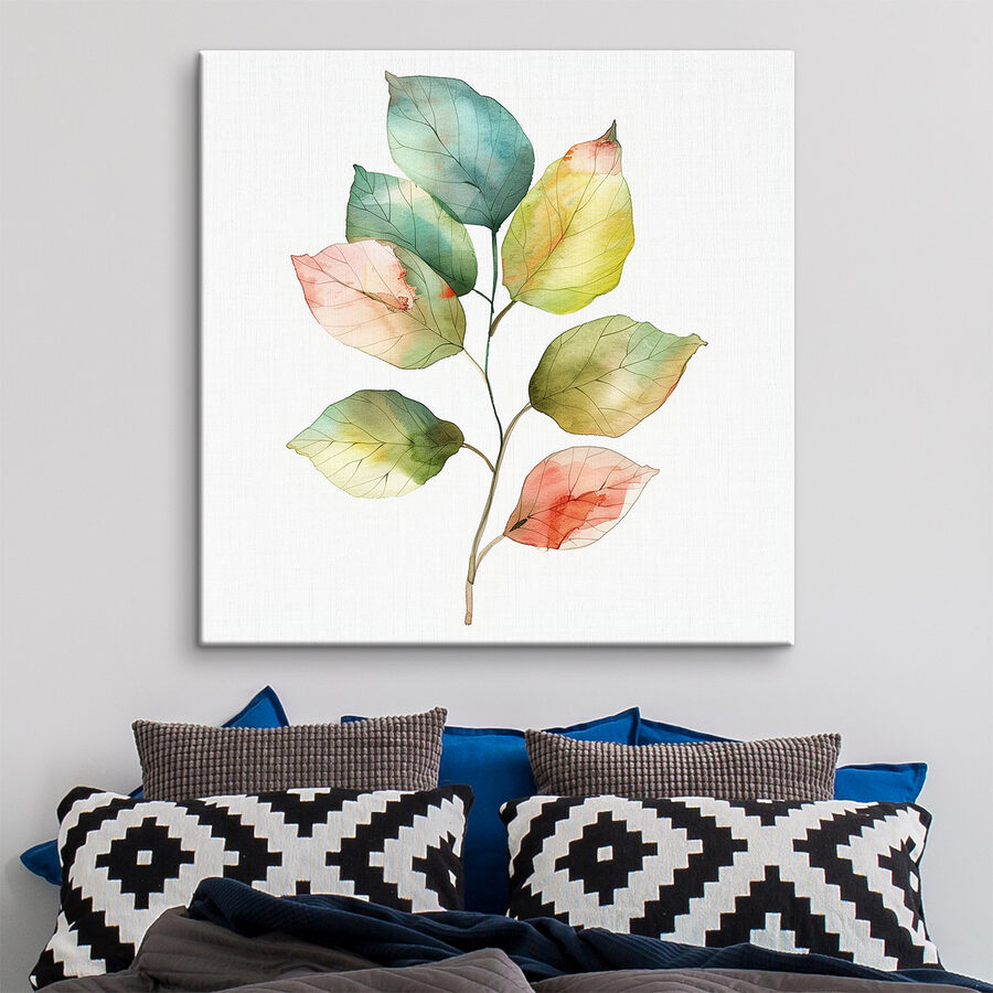 Aquarelle d'une feuille