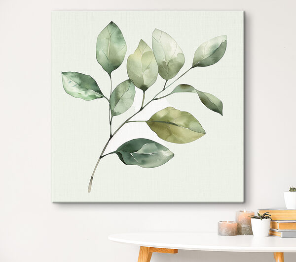 Plante verte feuillue sur fond blanc Plante verte feuillue sur fond blanc