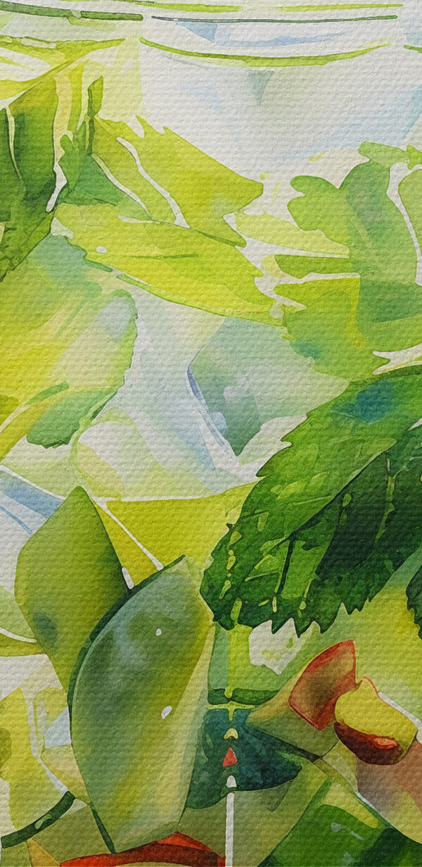 Verre d'eau avec des citrons verts et des feuilles de menthe Verre d'eau avec des citrons verts et des feuilles de menthe