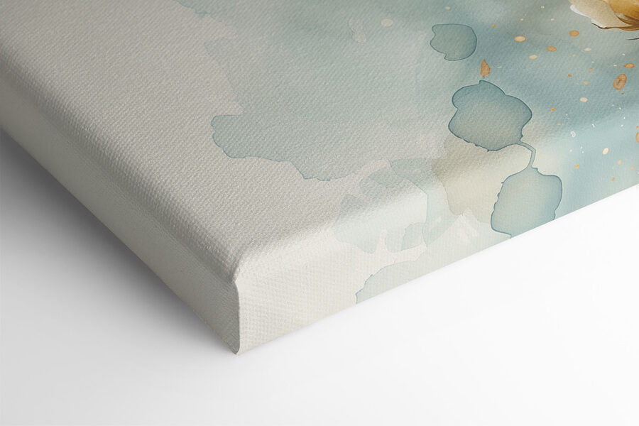 Aquarelle de fleurs de coton