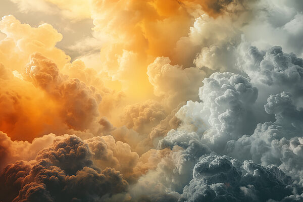 Groupe de nuages dans le ciel Groupe de nuages dans le ciel