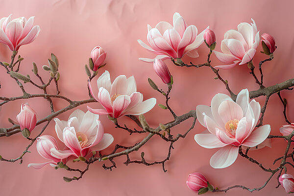 Branche avec des fleurs Branche avec des fleurs