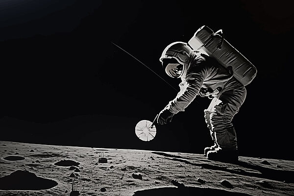 Astronaute sur la lune Astronaute sur la lune