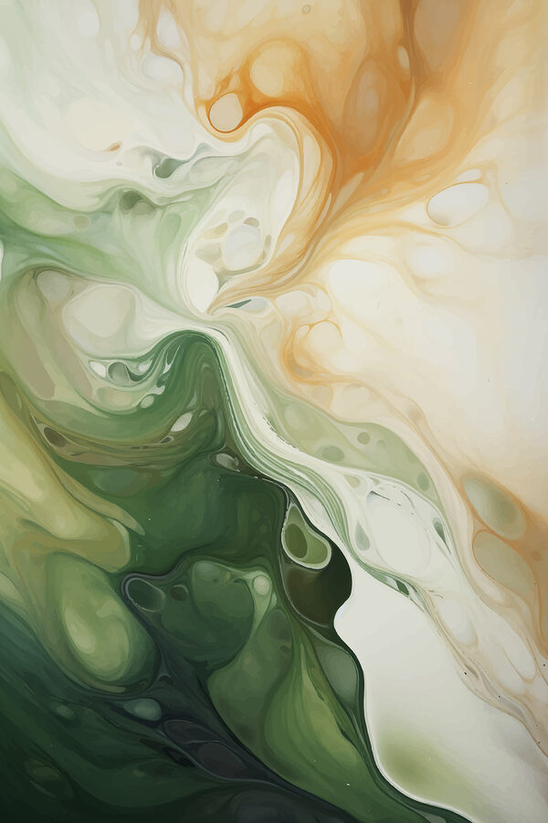 Gros plan sur une peinture Gros plan sur une peinture