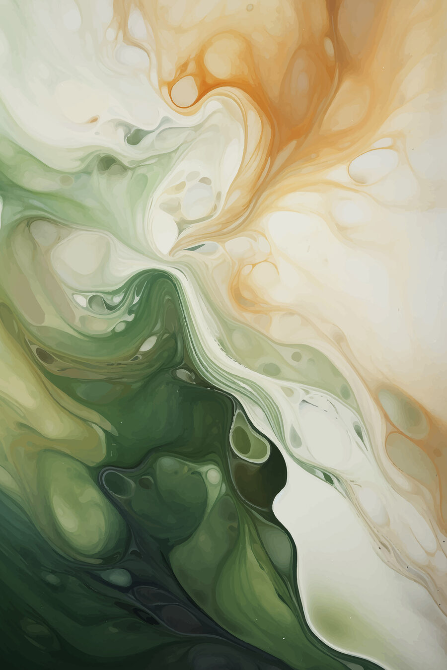 Gros plan sur une peinture Gros plan sur une peinture