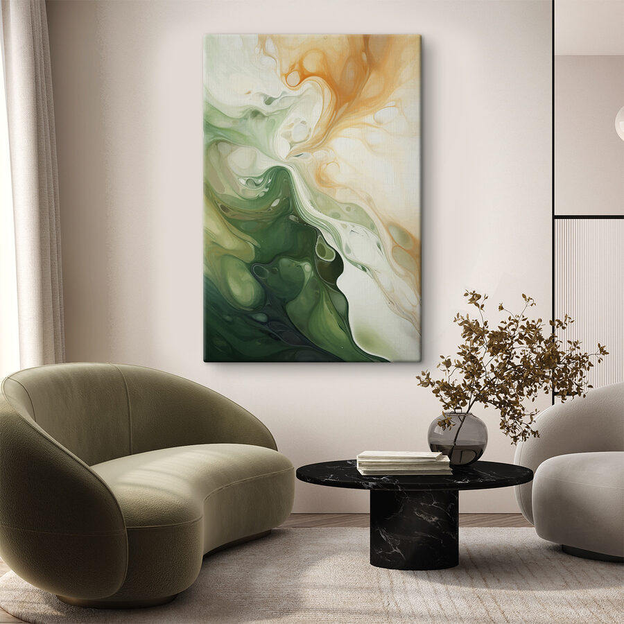 Gros plan sur une peinture Gros plan sur une peinture