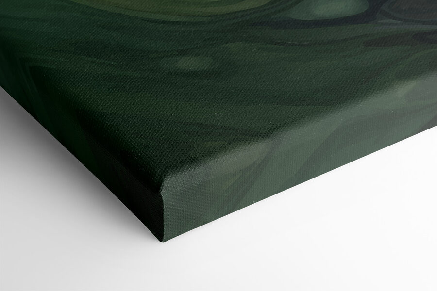 Gros plan sur une peinture Gros plan sur une peinture