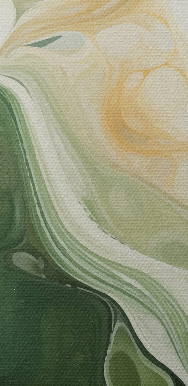 Gros plan sur une peinture Gros plan sur une peinture