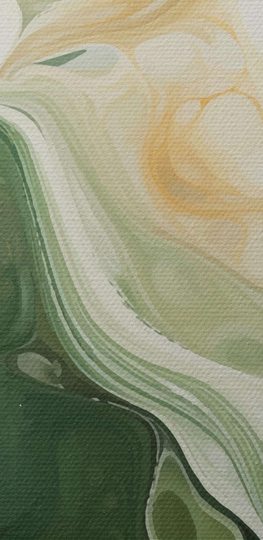 Gros plan sur une peinture Gros plan sur une peinture