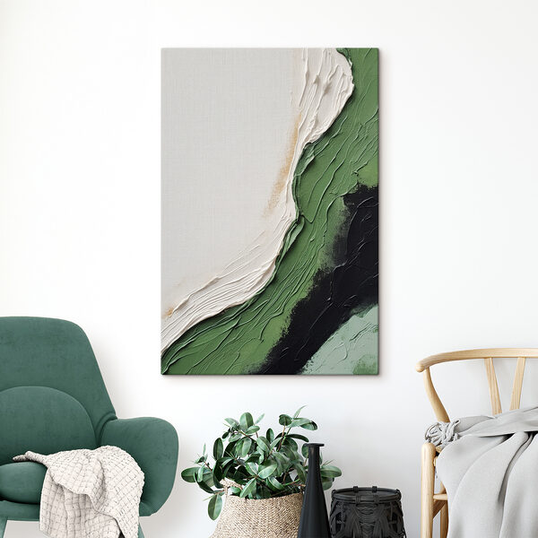 Gros plan sur une peinture Gros plan sur une peinture