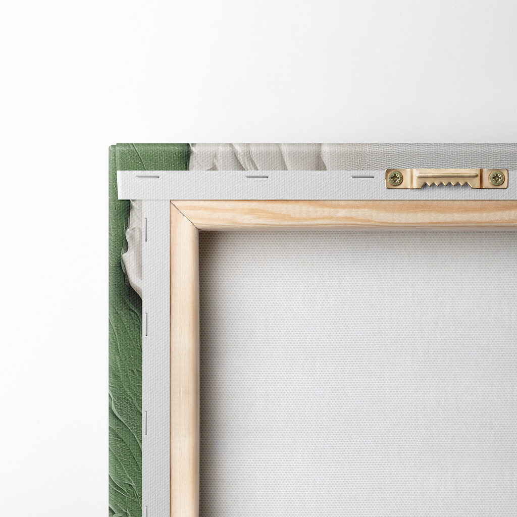 Close up of a painting