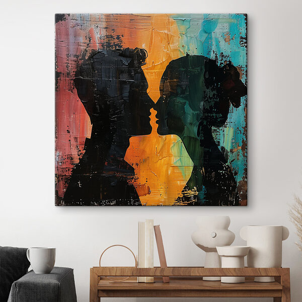 Homme et femme s'embrassant Homme et femme s'embrassant