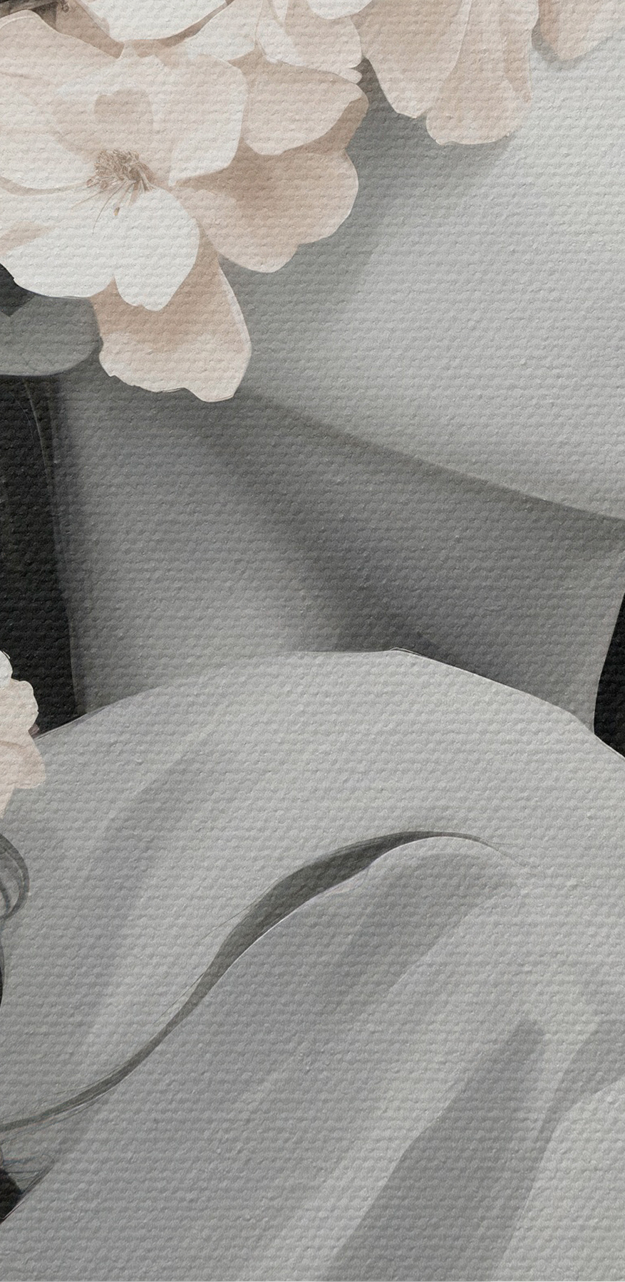 Femme avec des fleurs sur la tête