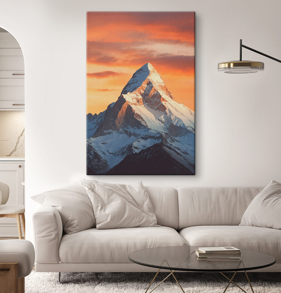 Montagne enneigée
