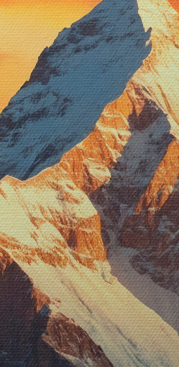 Montagne enneigée Montagne enneigée