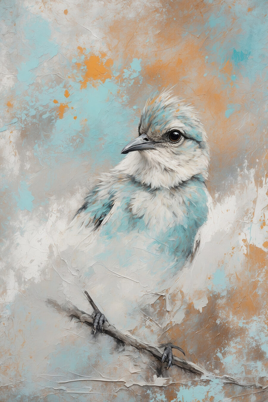 Peinture d'un oiseau