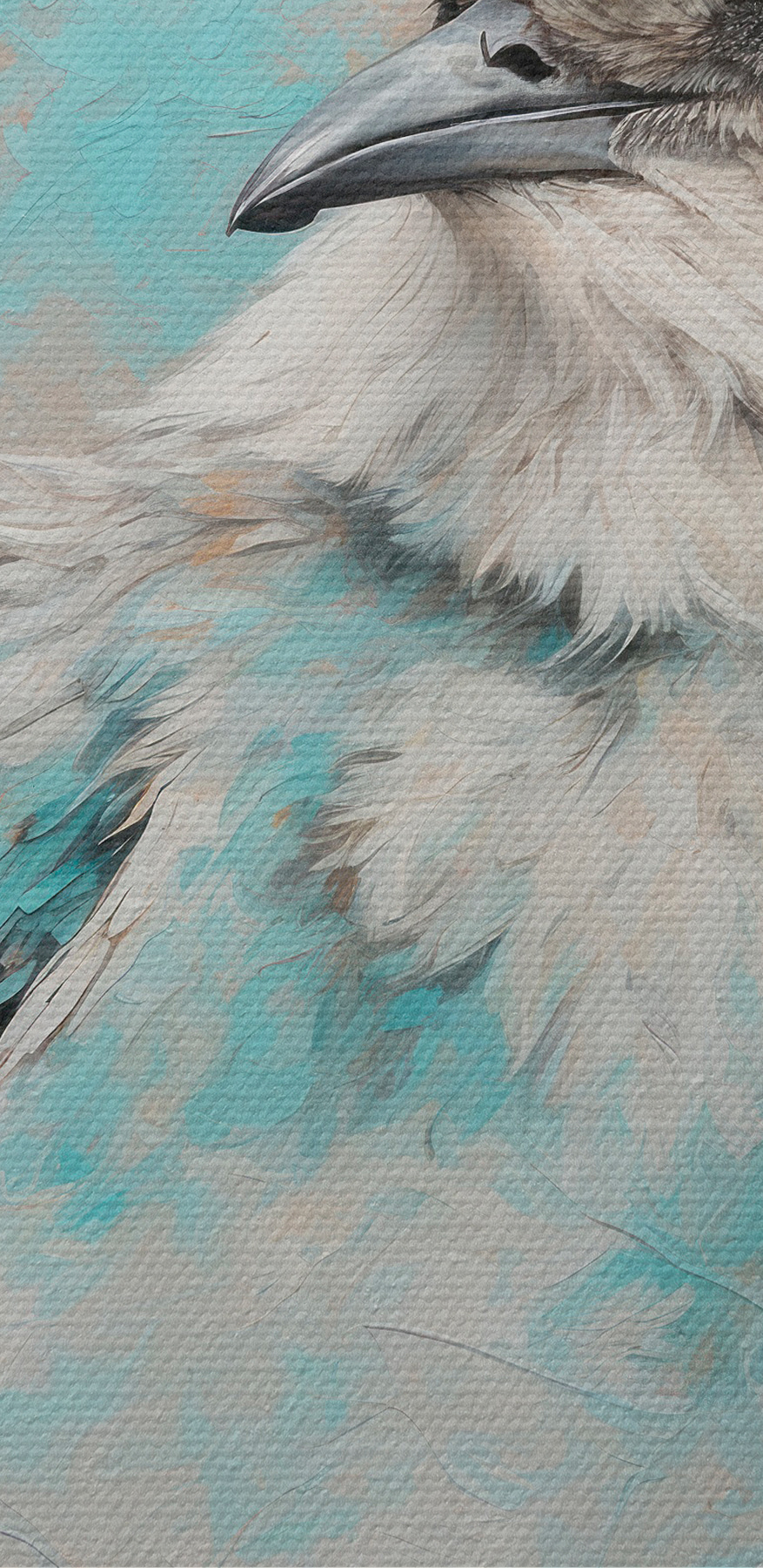 Peinture d'un oiseau