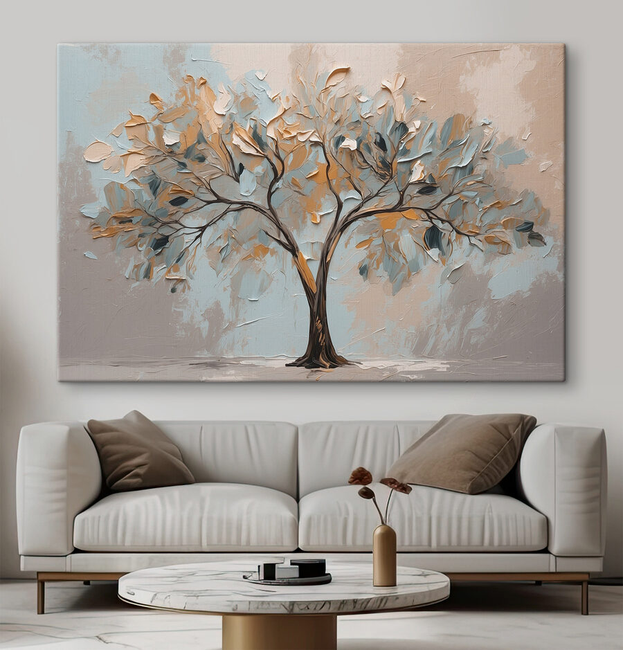 Peinture d'un arbre