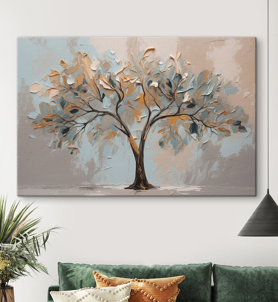 Peinture d'un arbre