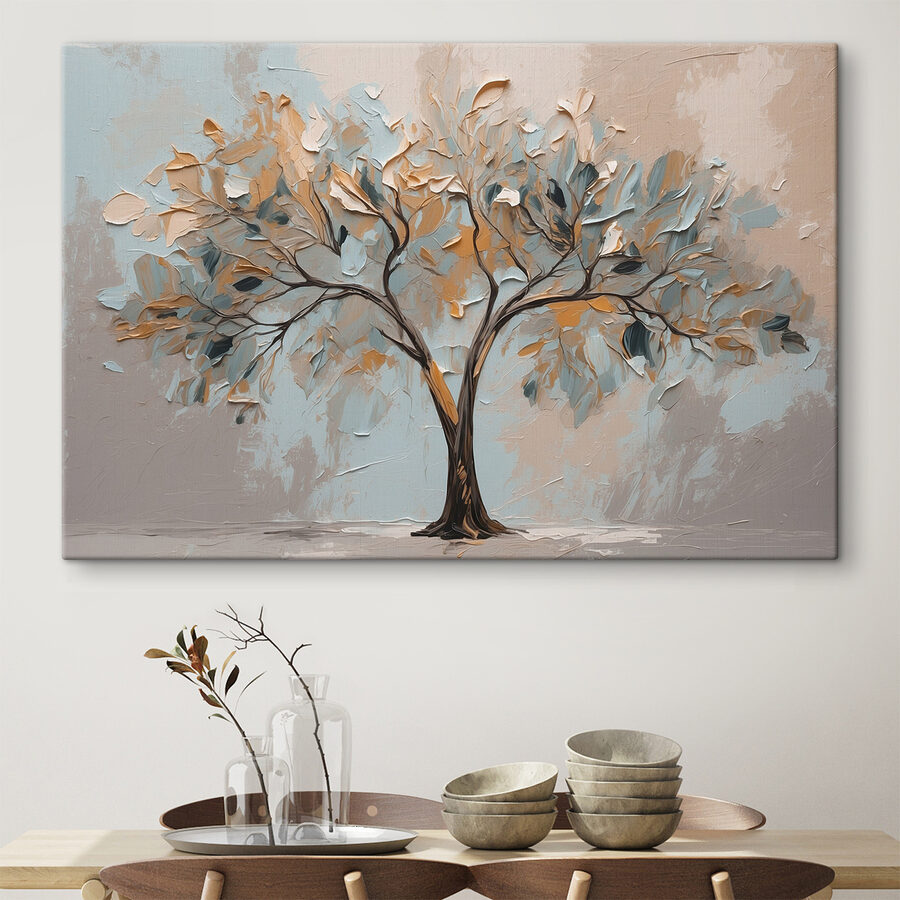 Peinture d'un arbre