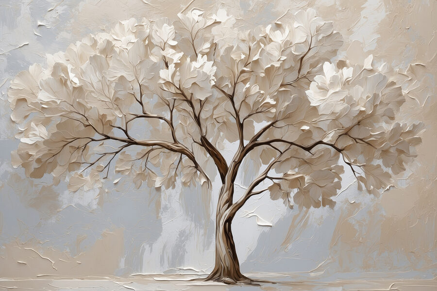 Peinture d'un arbre
