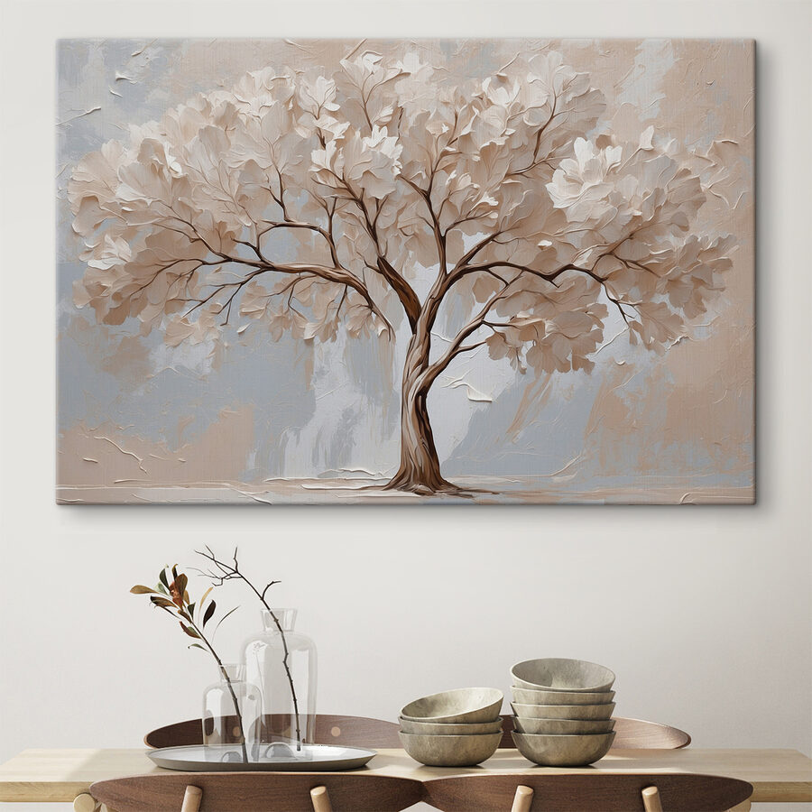 Peinture d'un arbre