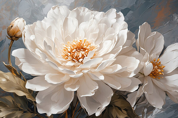 Gros plan sur une fleur blanche Gros plan sur une fleur blanche